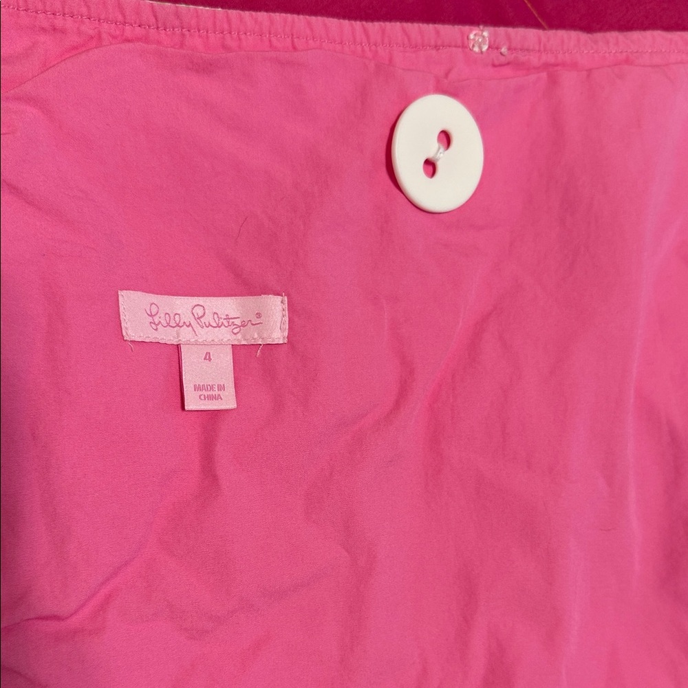Lilly Pulitzer Pink Patchwork Reversible Wrap Sty… - image 6